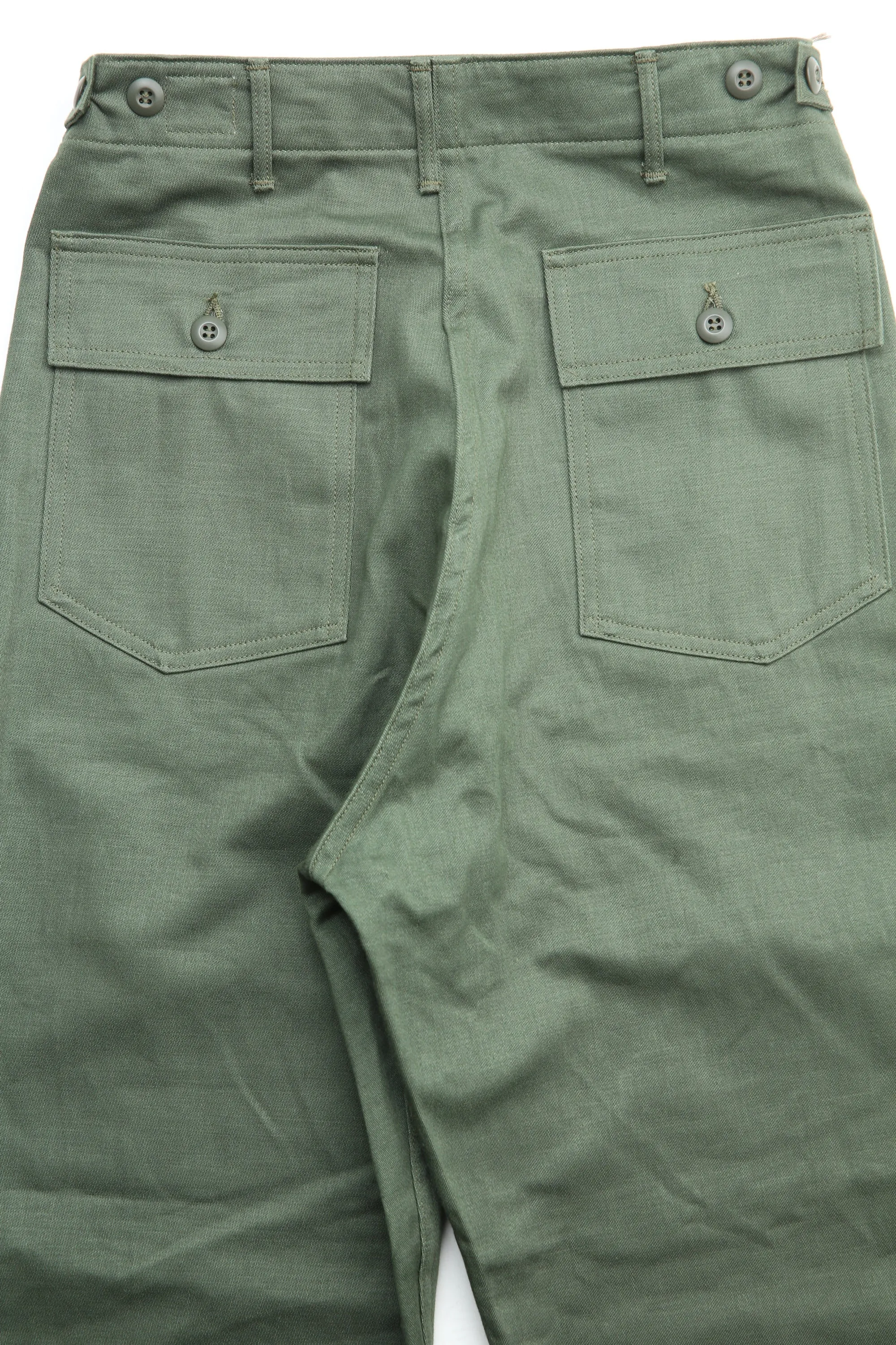 orSlow Women's High Waist Fatigue Pants - Green 16