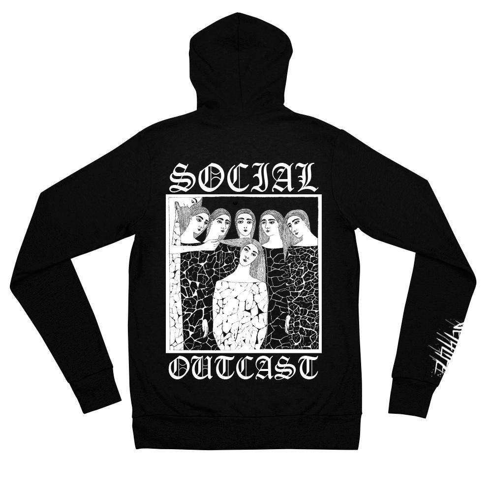 OUTCAST ZIP UP HOODIE