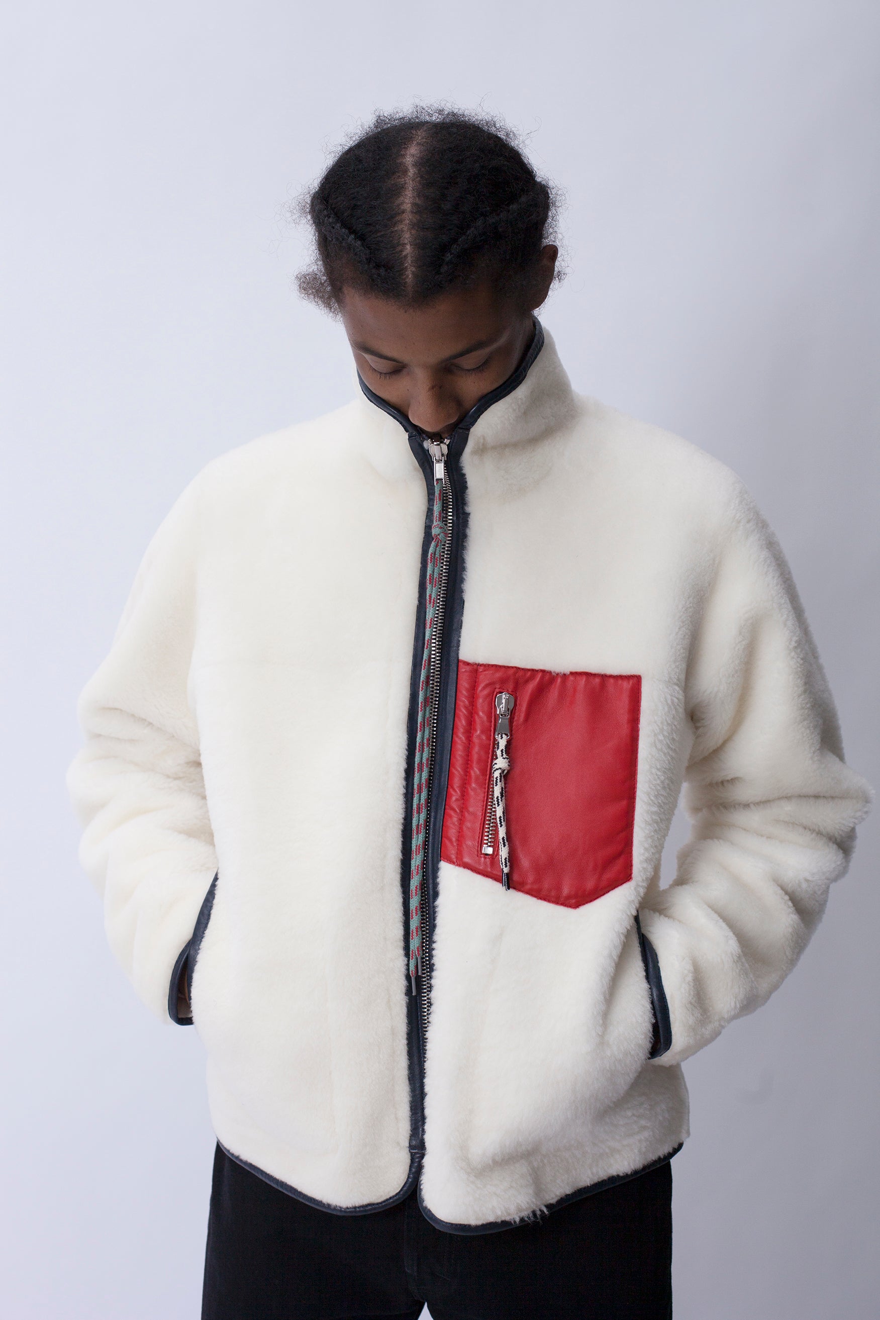 Pat Sheepskin Jacket