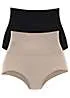 Petite Fleur Pack of 2 Shapewear Waist Briefs