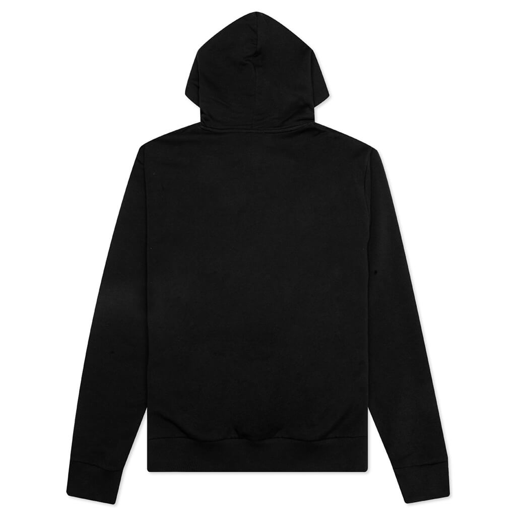 Printed Hoodie - Black/White