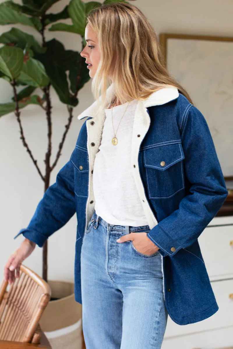 Ranch Coat - Indigo Denim