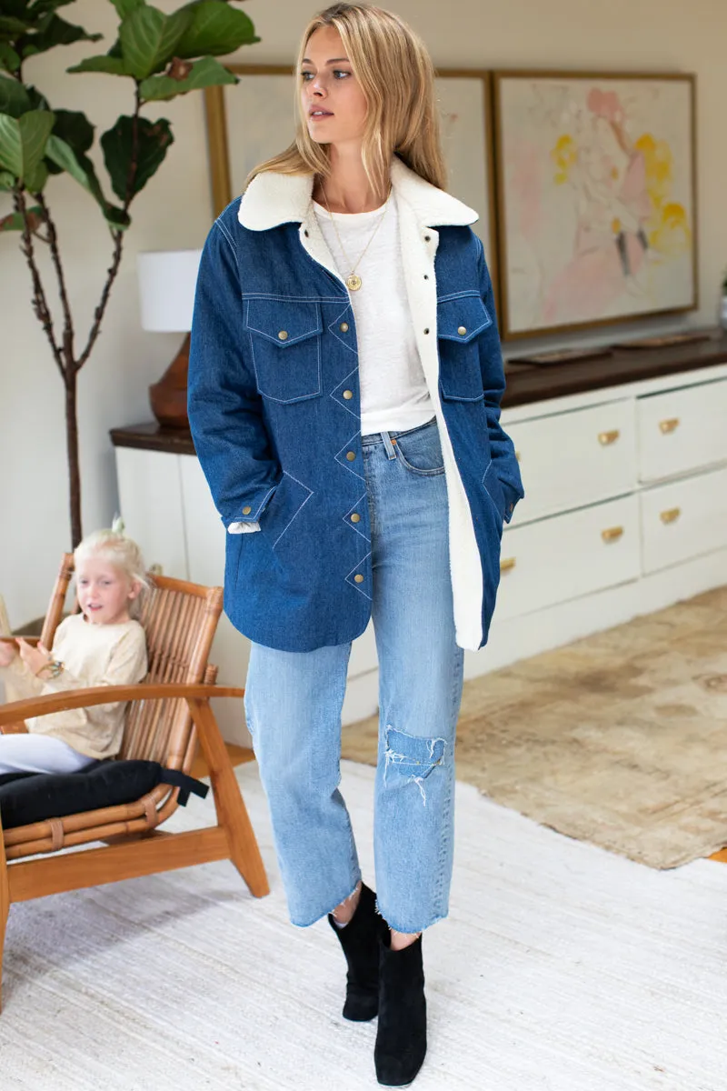 Ranch Coat - Indigo Denim