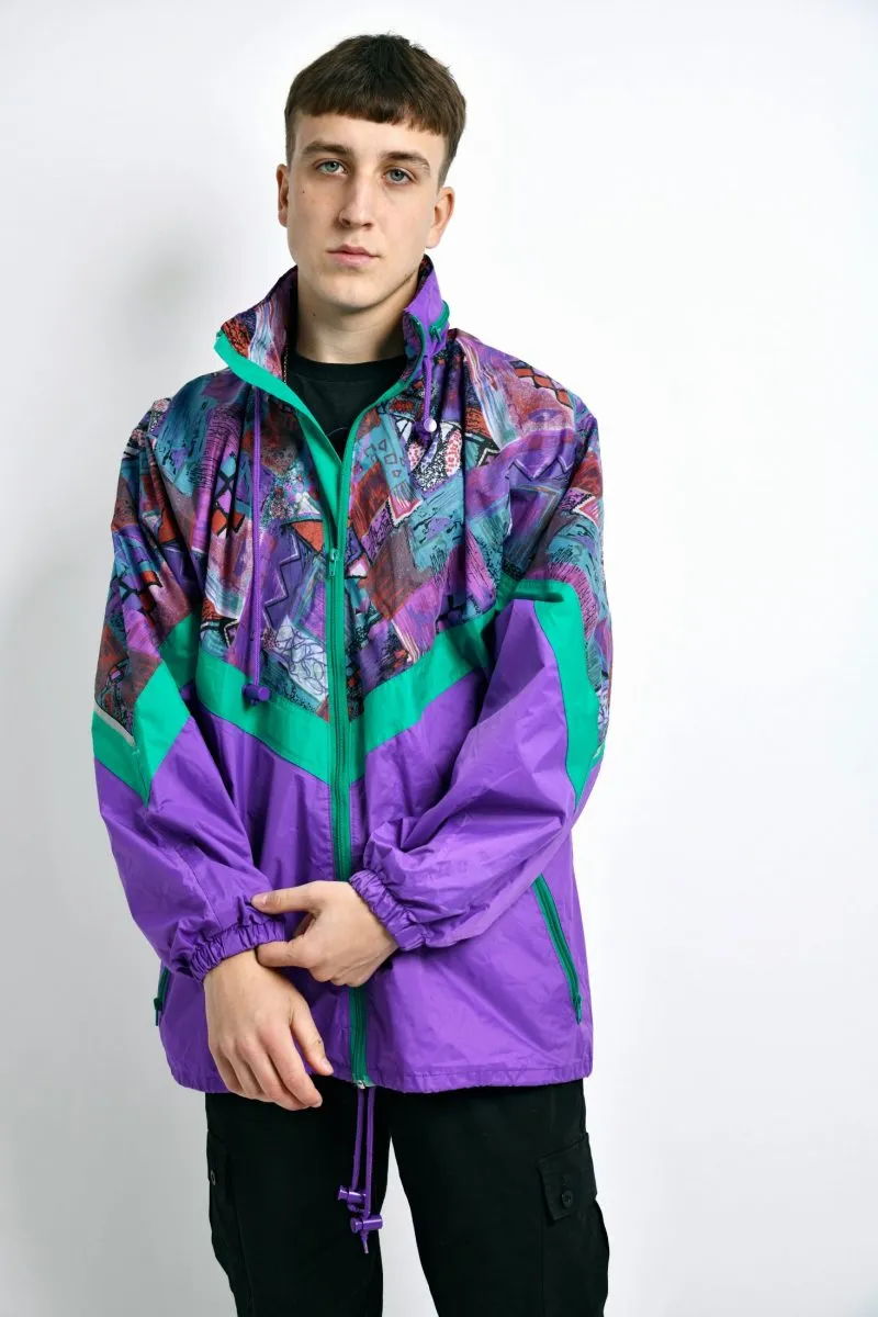 Retro windbreaker summer jacket