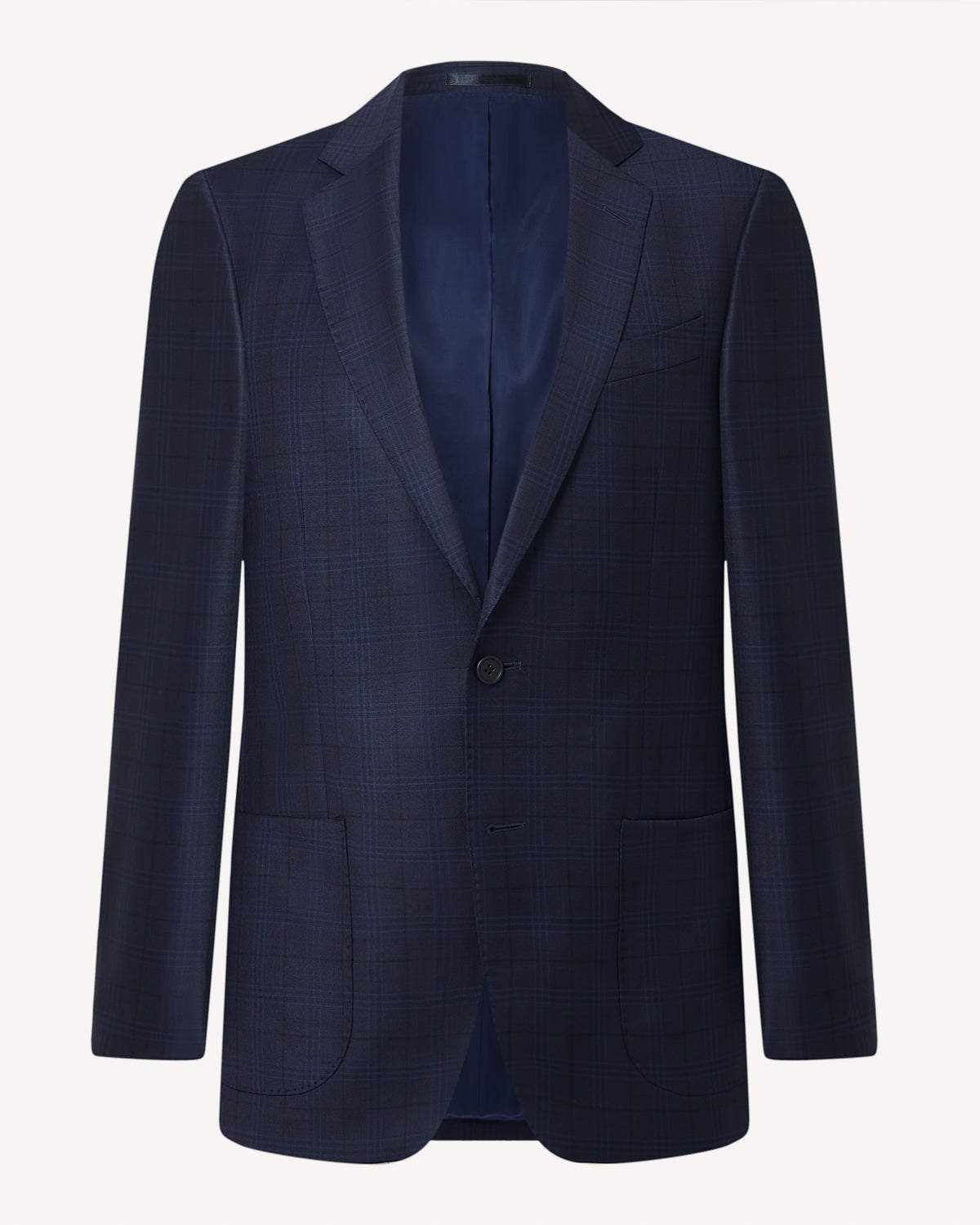 Richard James Check Jacket Navy