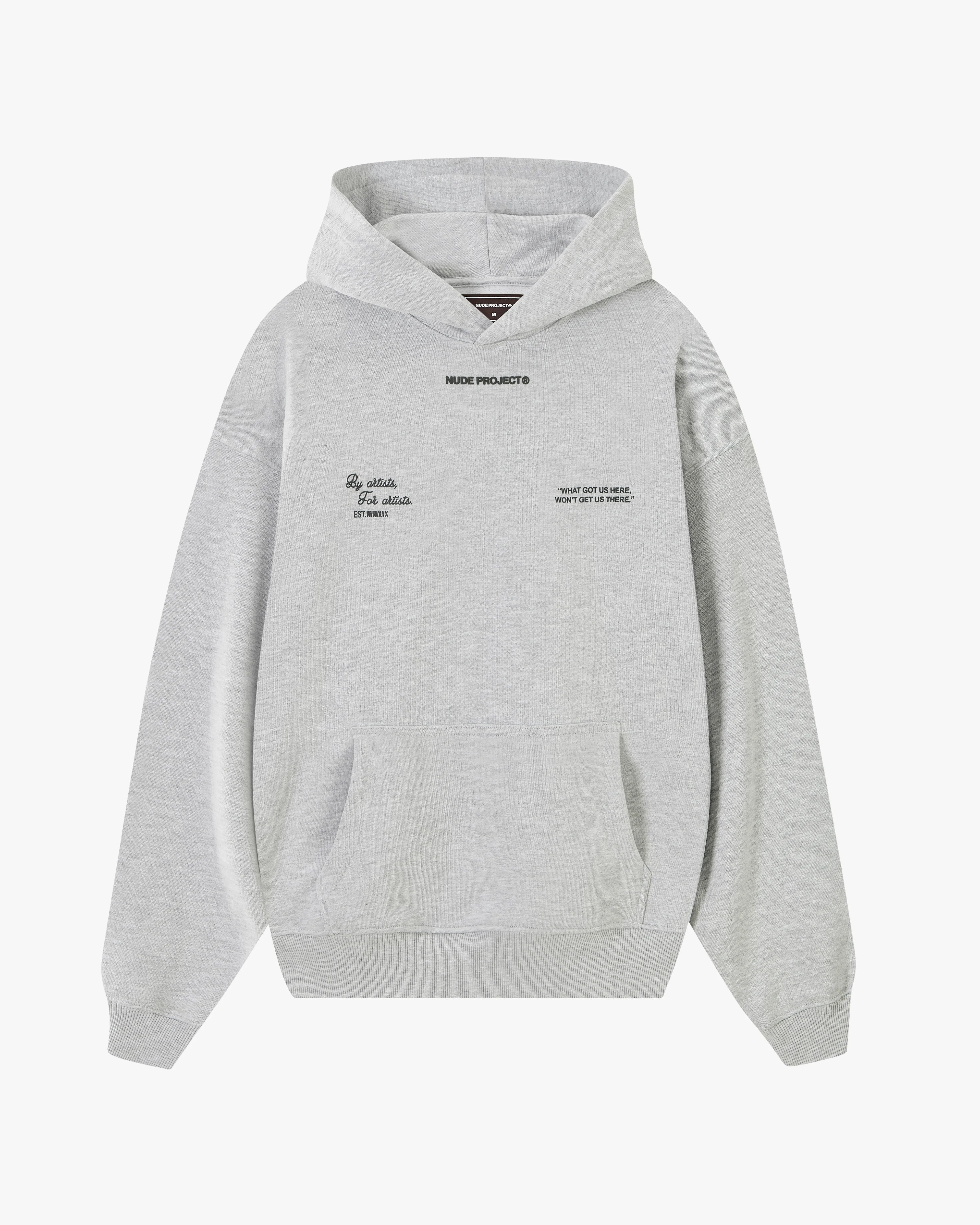 RODEO HOODIE GREY MELANGE