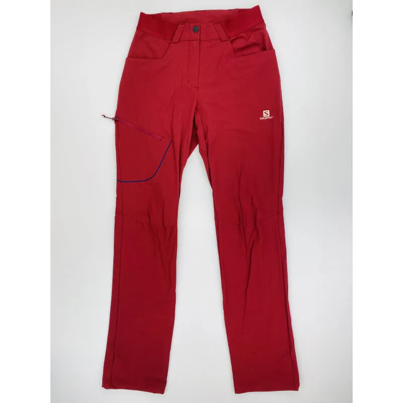 Salomon  Pants Wayfarer Pants W - Pantaloni da escursionismo di seconda mano - Donna - Rosso - 36