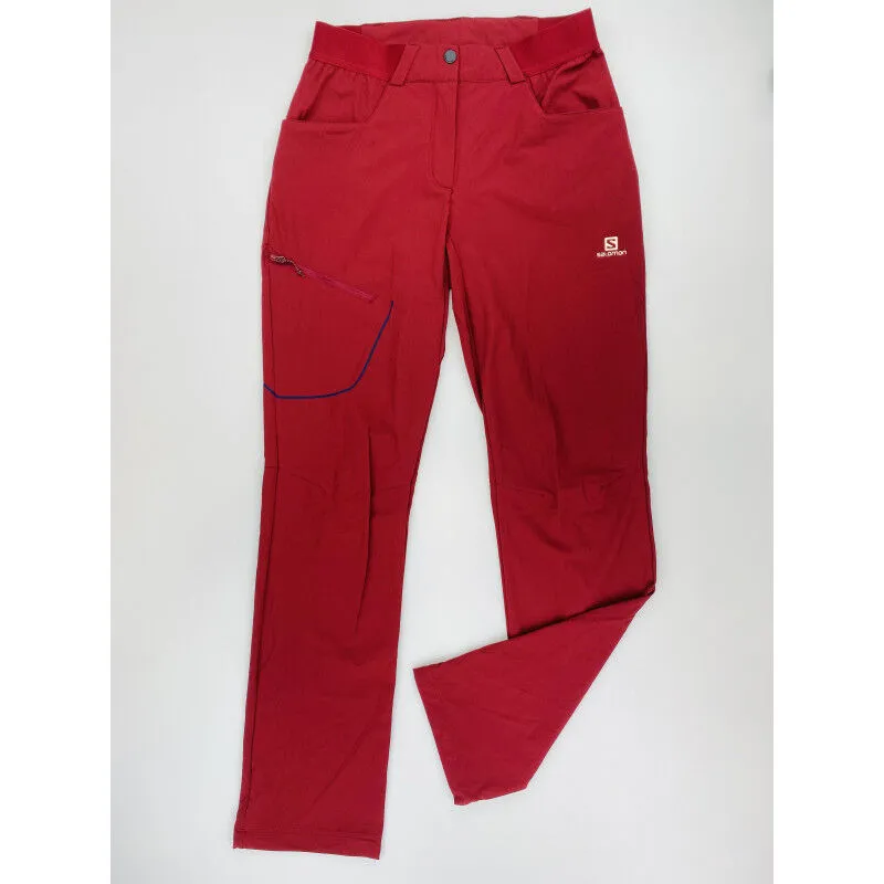 Salomon  Pants Wayfarer Pants W - Pantaloni da escursionismo di seconda mano - Donna - Rosso - 38