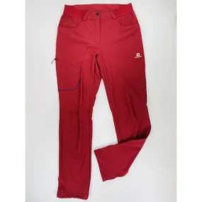 Salomon  Pants Wayfarer Pants W - Pantaloni da escursionismo di seconda mano - Donna - Rosso - 40