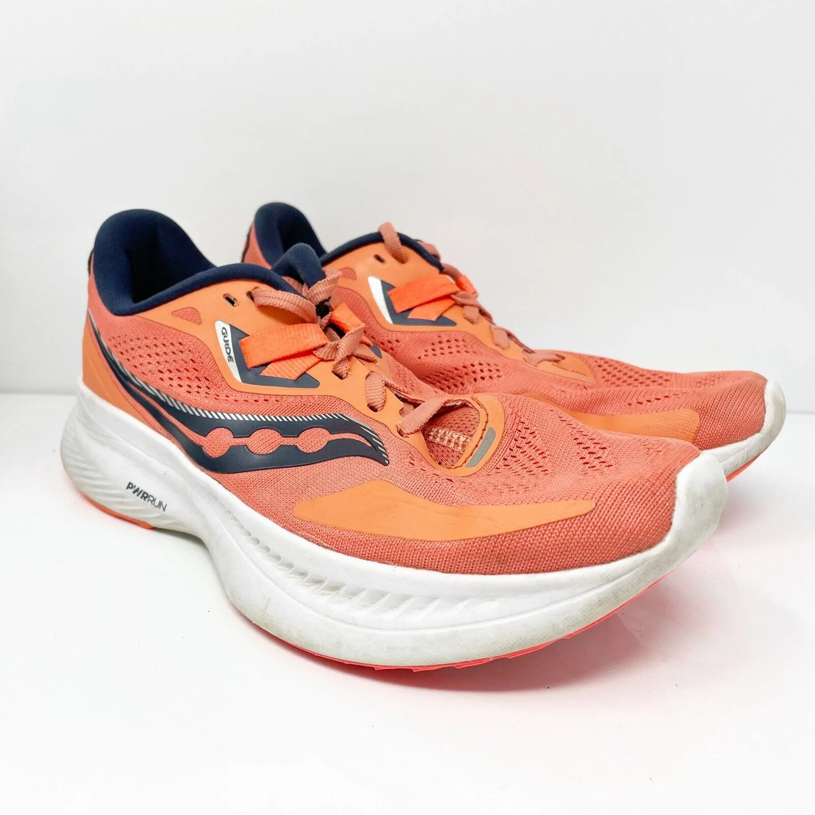 Saucony Womens Guide 15 S10684-16 Orange Running Shoes Sneakers Size 7