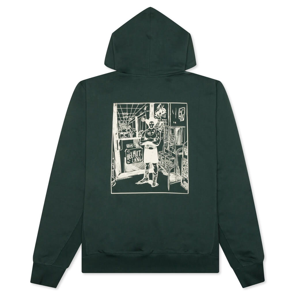 Scribble Logo Hoodie - Evergreen