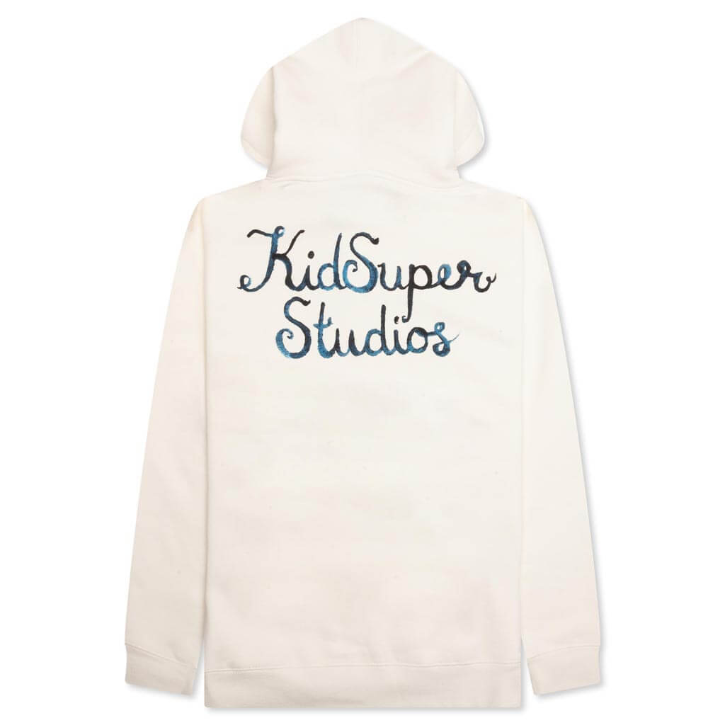 Script Logo Hoodie - Cream