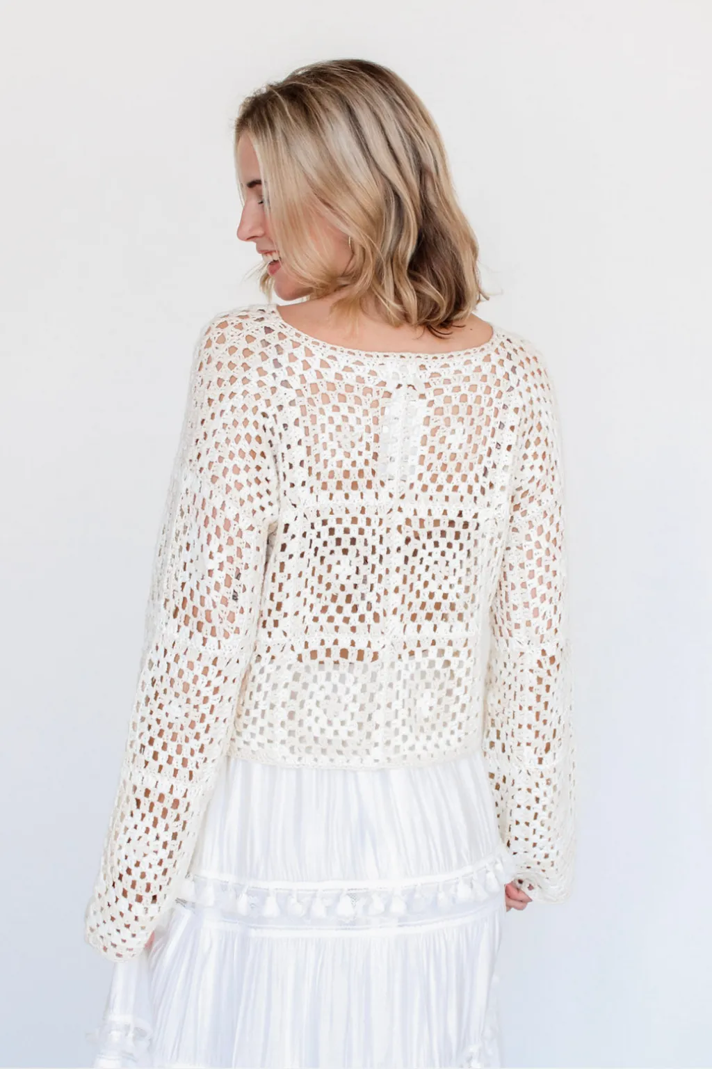 Soho Girl Crochet Sweater