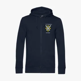 St Catherine's College Men's Organic Embroidered Zip Hoodie