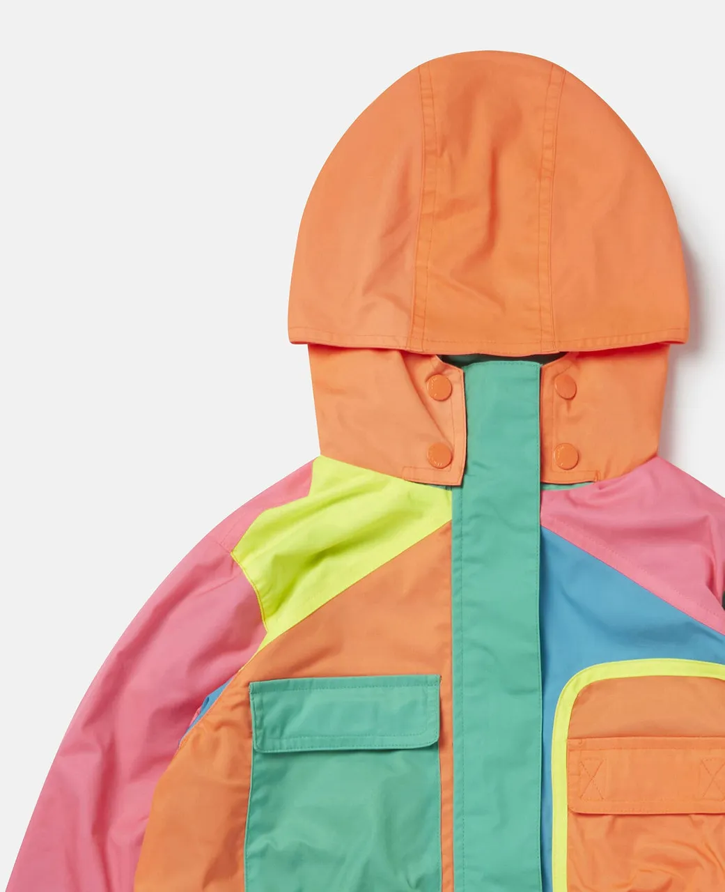 Stella McCartney Girl Colour Block Sports Parka