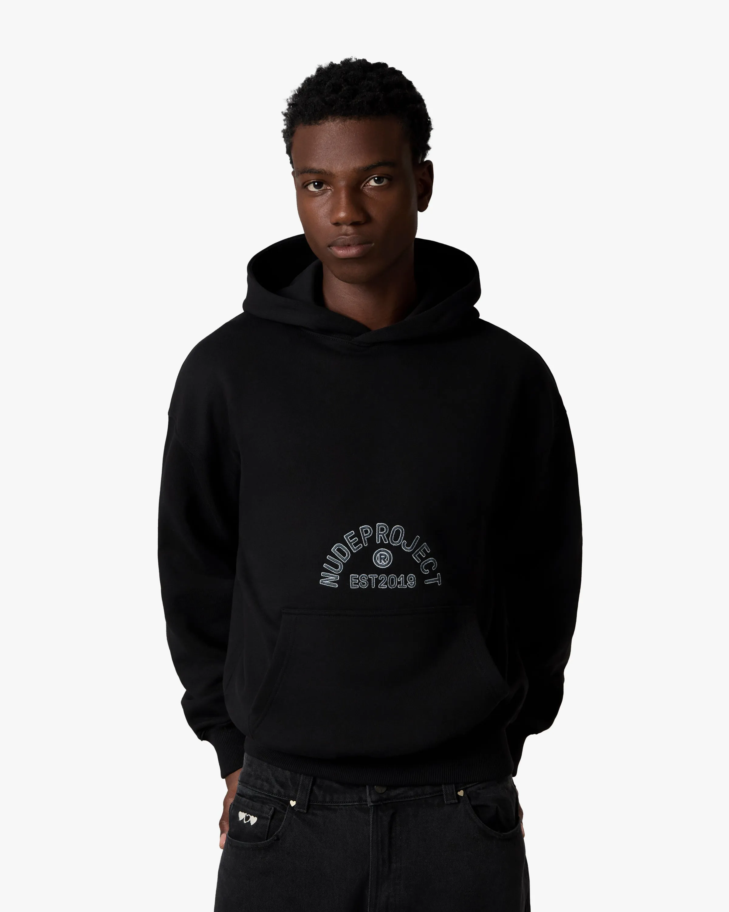 SWANS HOODIE BLACK