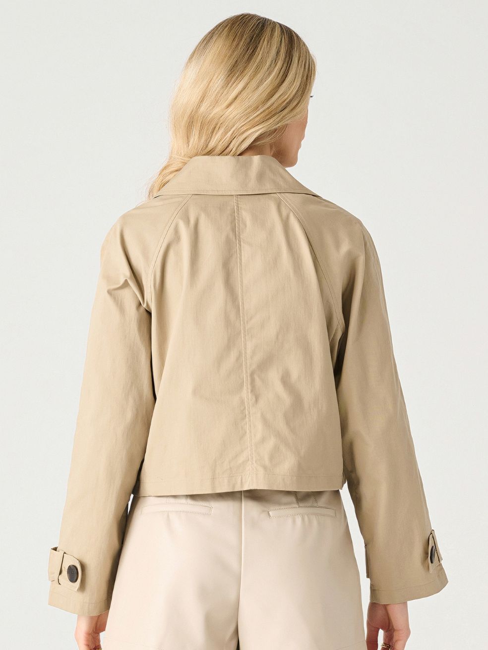 Tammy Cropped Trench Coat