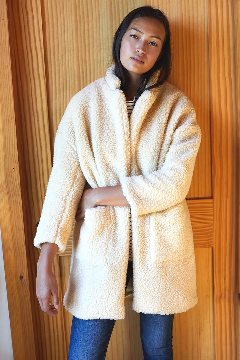 Teddy Bear Coat - Ivory