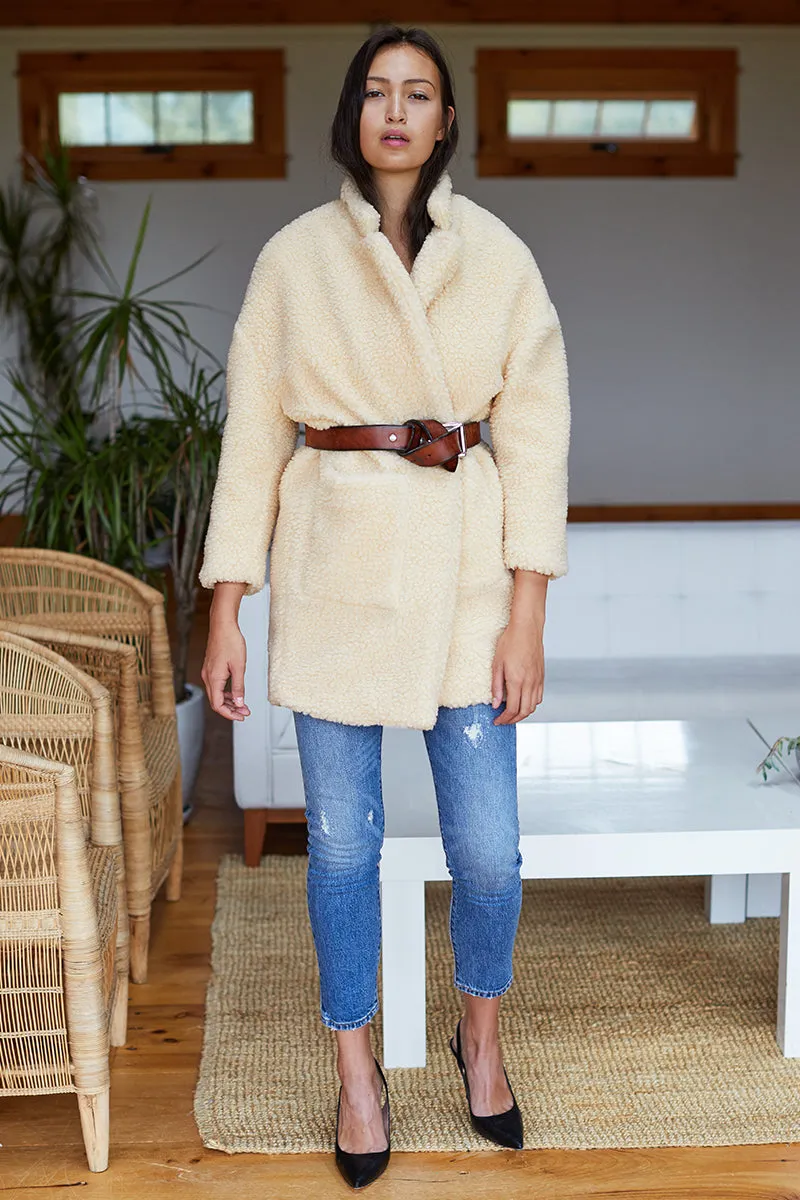 Teddy Bear Coat - Ivory