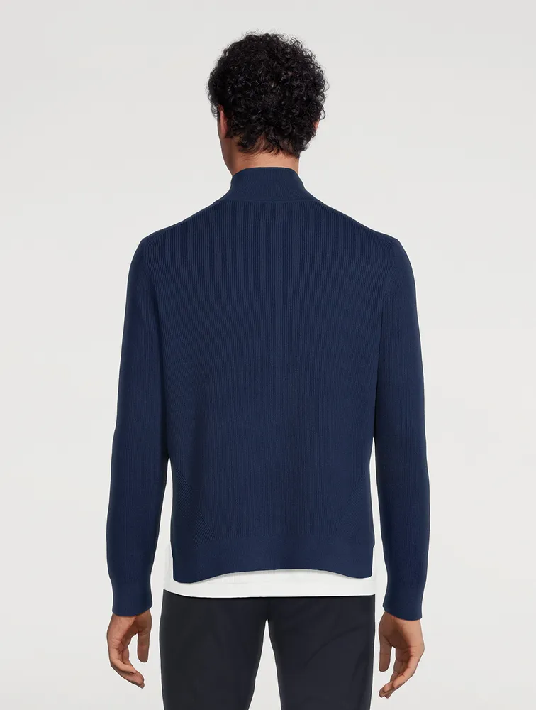 THEORY Walton Zip Sweater