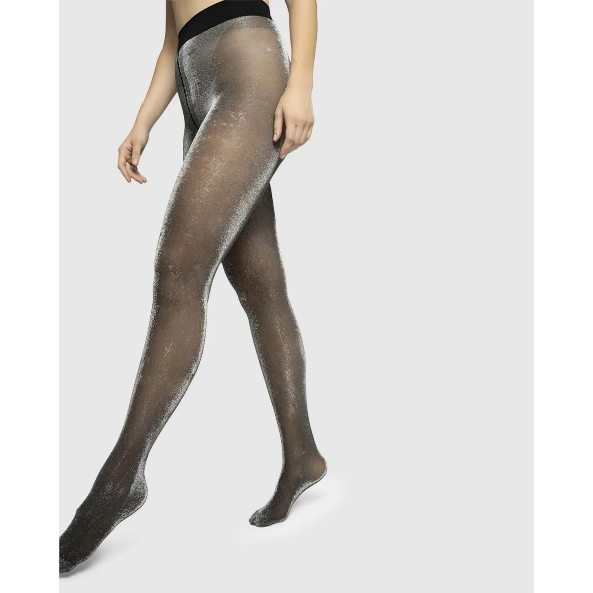 Tora Shimmery Tights - Black