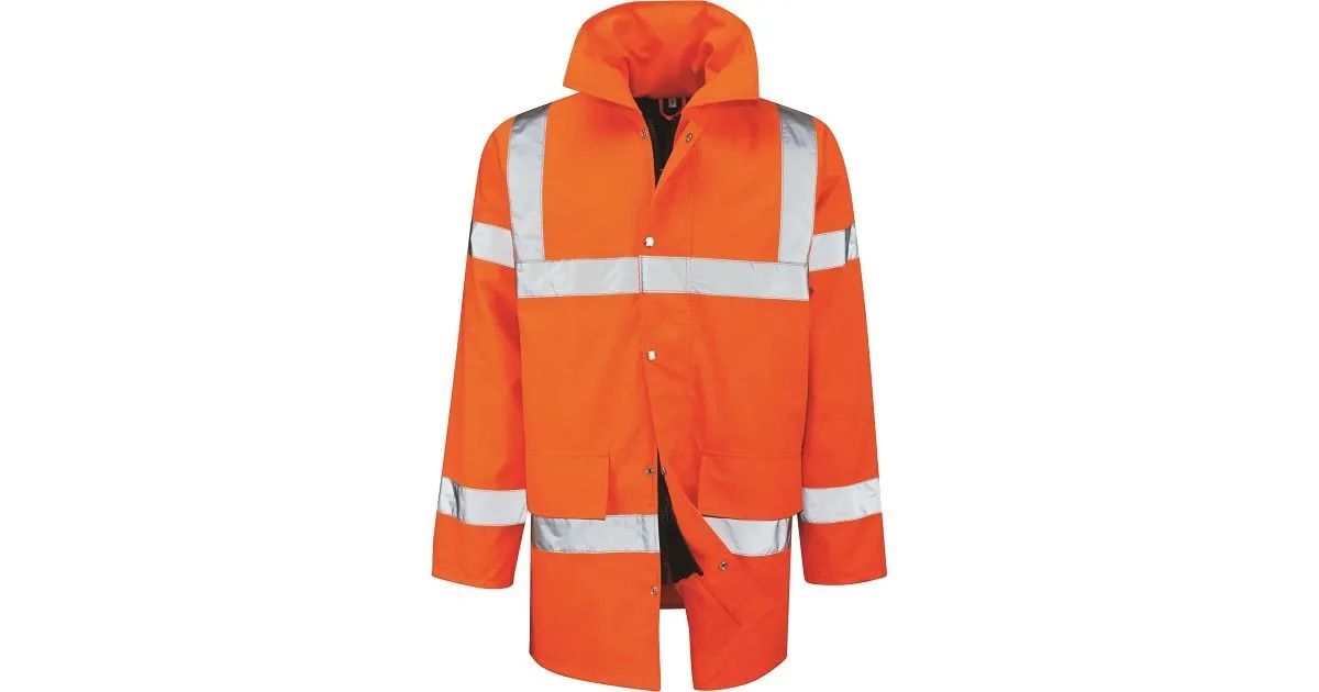 Tristan Hi-Vis Orange Parka Jacket | Work & Wear Direct