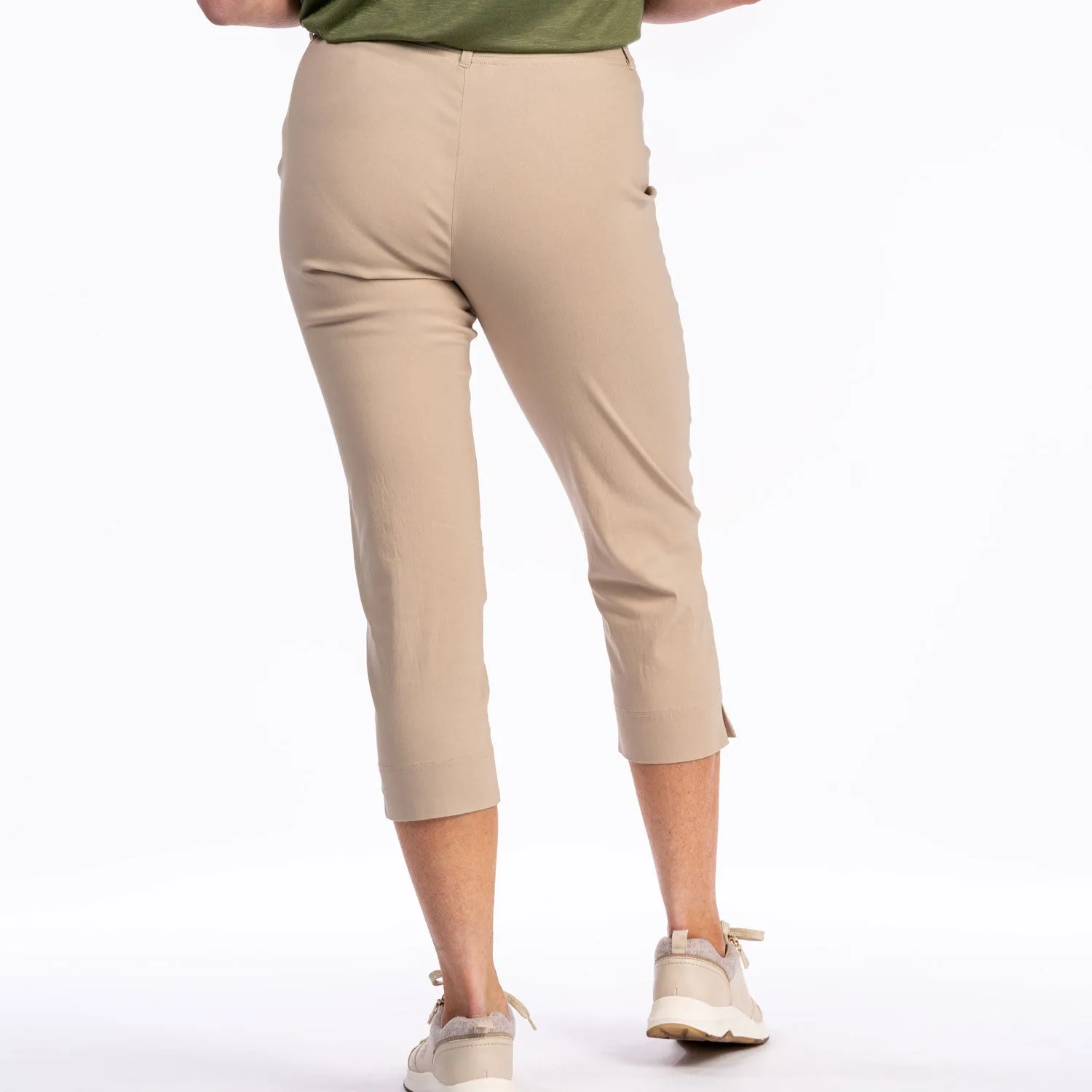 Tuck Capri - Taupe / Beige