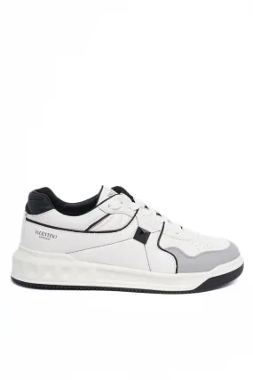 Valentino Garavani One Stud XL Leather White black Sneakers