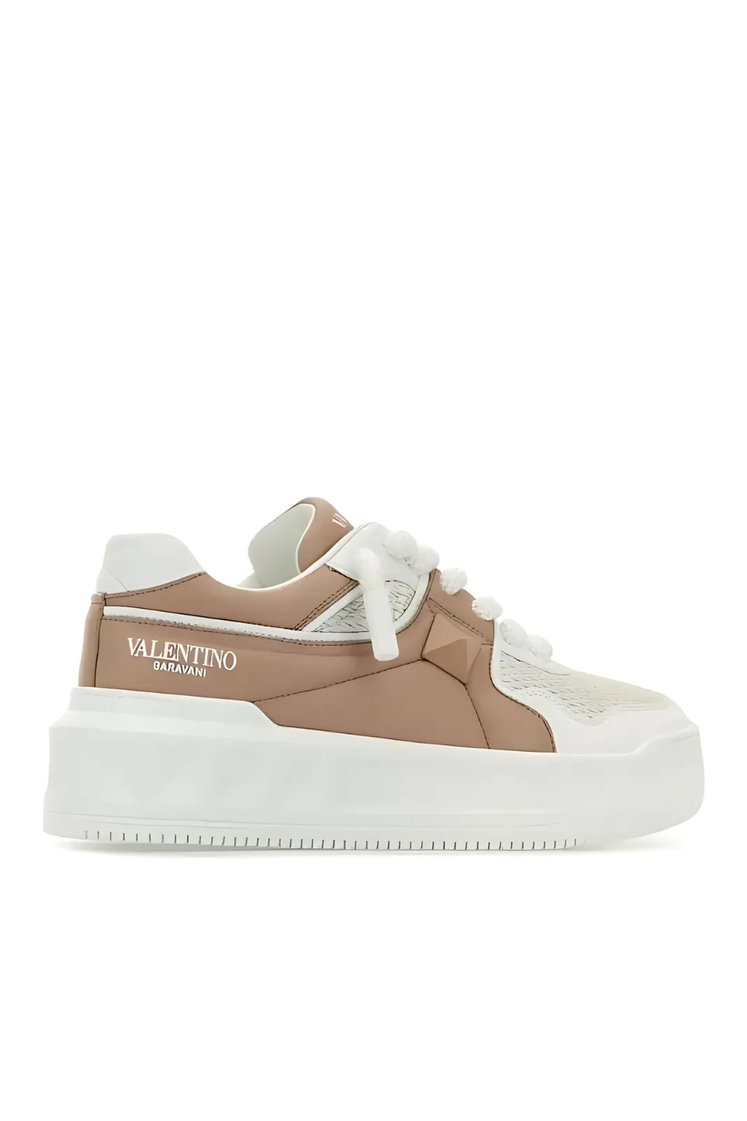 Valentino Garavani Two-tone leather One Stud XL sneakers