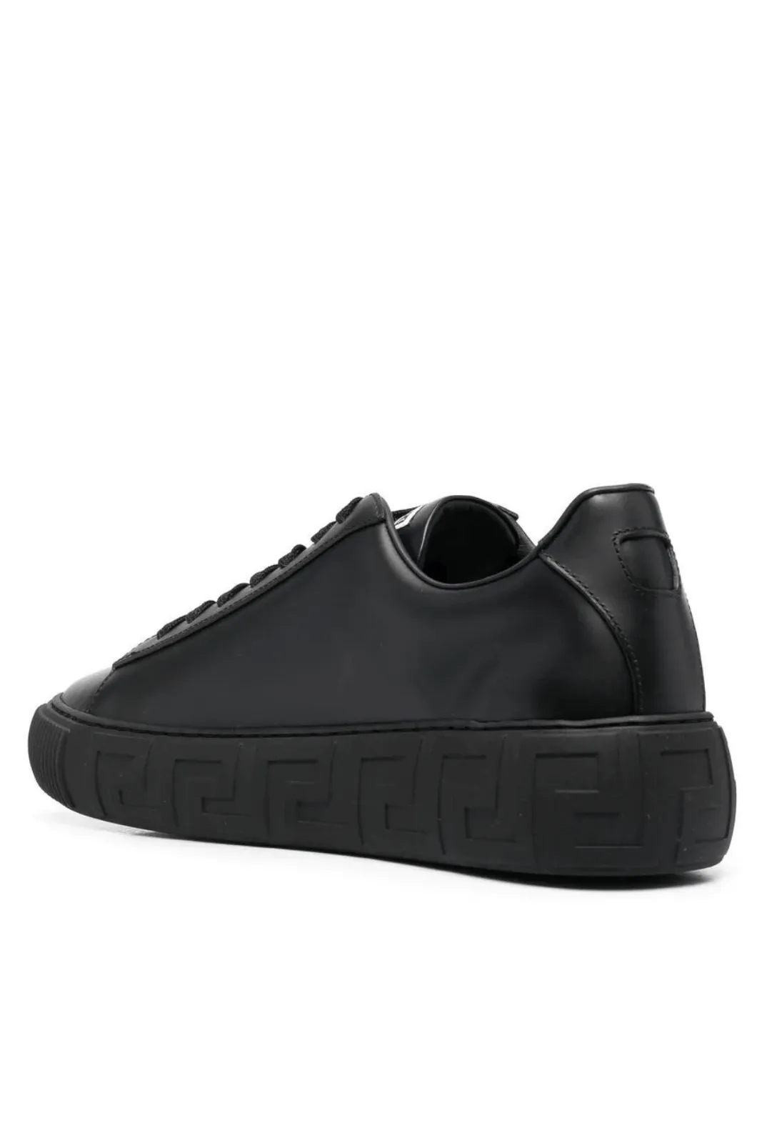 Versace Greca Low-top sneakers black logo white