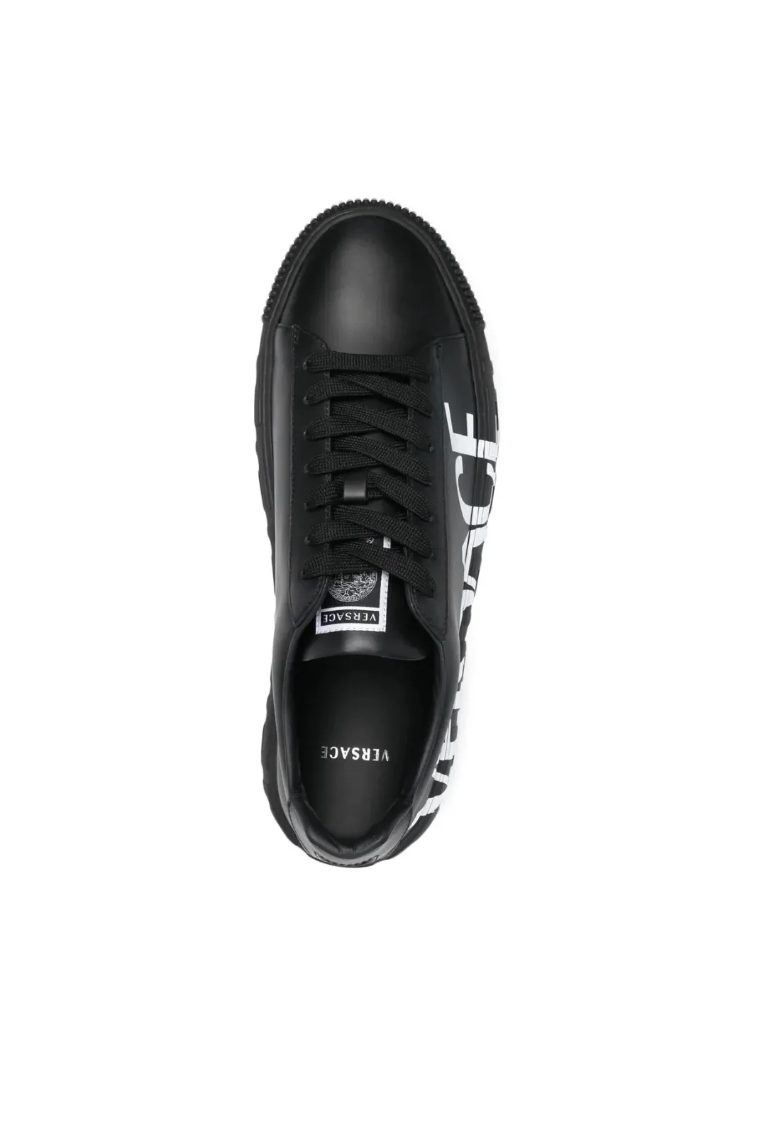 Versace Greca Low-top sneakers black logo white