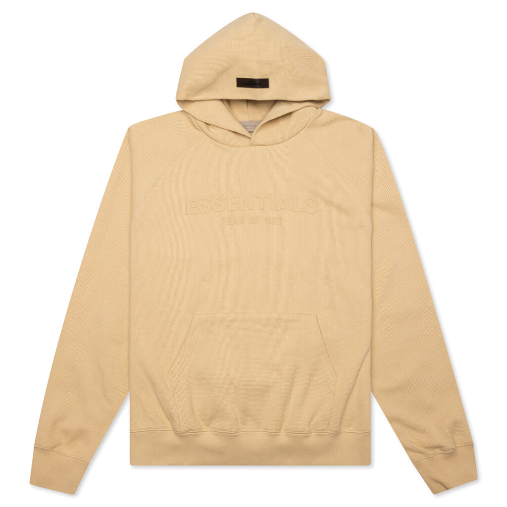 Waffle Raglan Hoodie - Sand