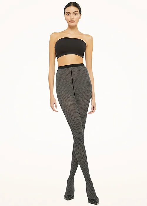 Wolford Two Toned Patterned Tights ()