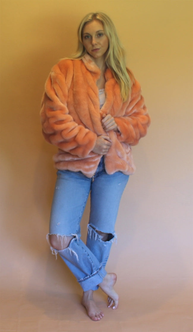 Women’s Faux Fur Bomber Jacket