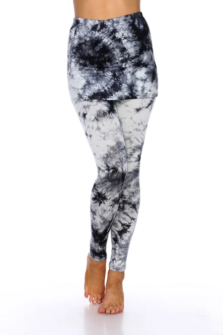 Women's Tie Dye Skirted Leggings