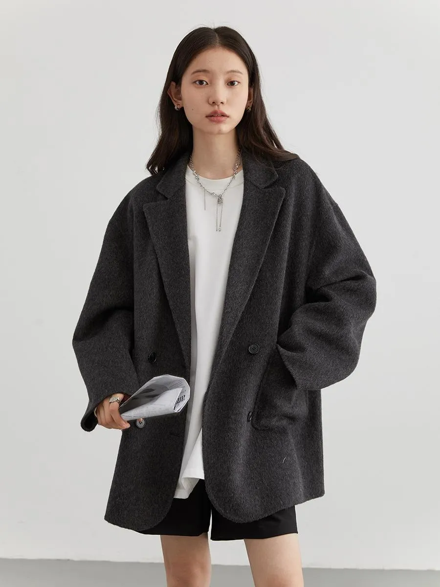 Women's Wool Double-sided Coat