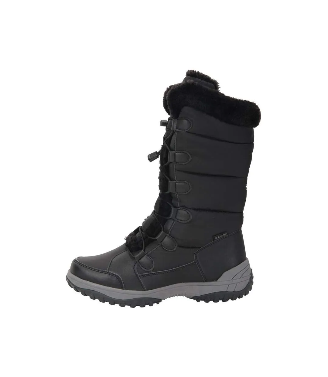 Womens/ladies snowflake snow boots black Mountain Warehouse