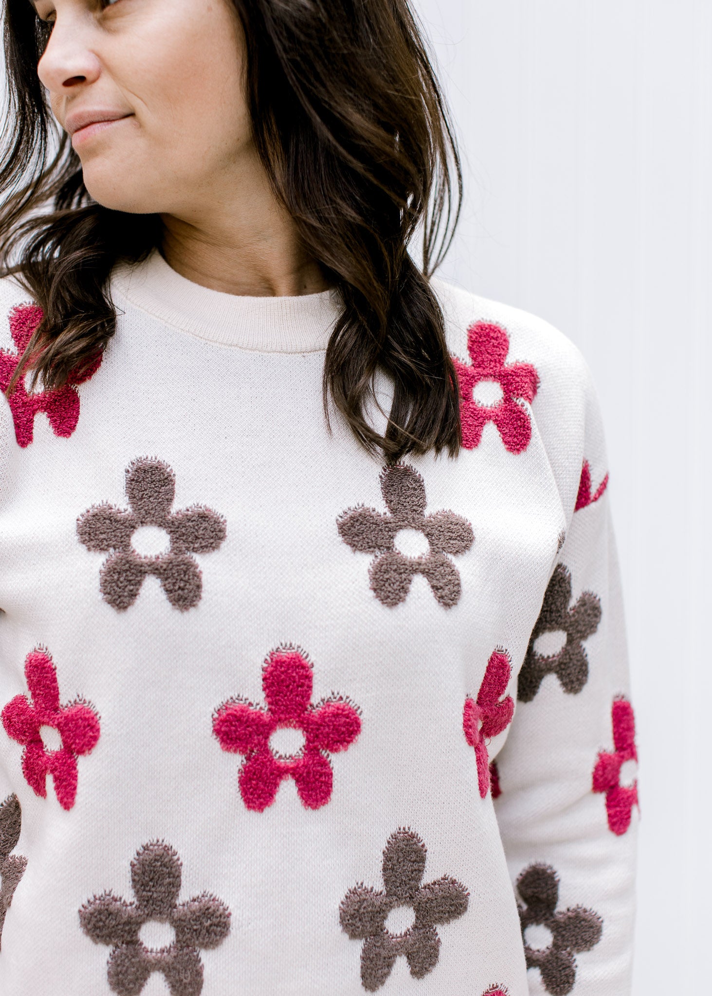 X Flowers in Winter Sweater