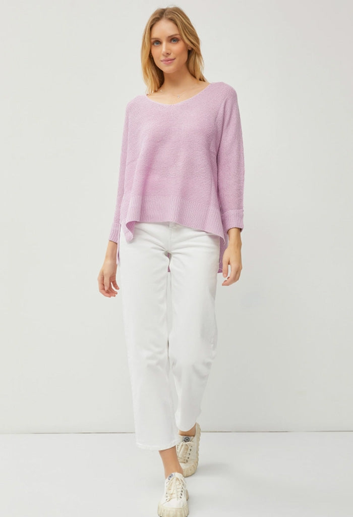 Yacht Club Sweater-Lilac