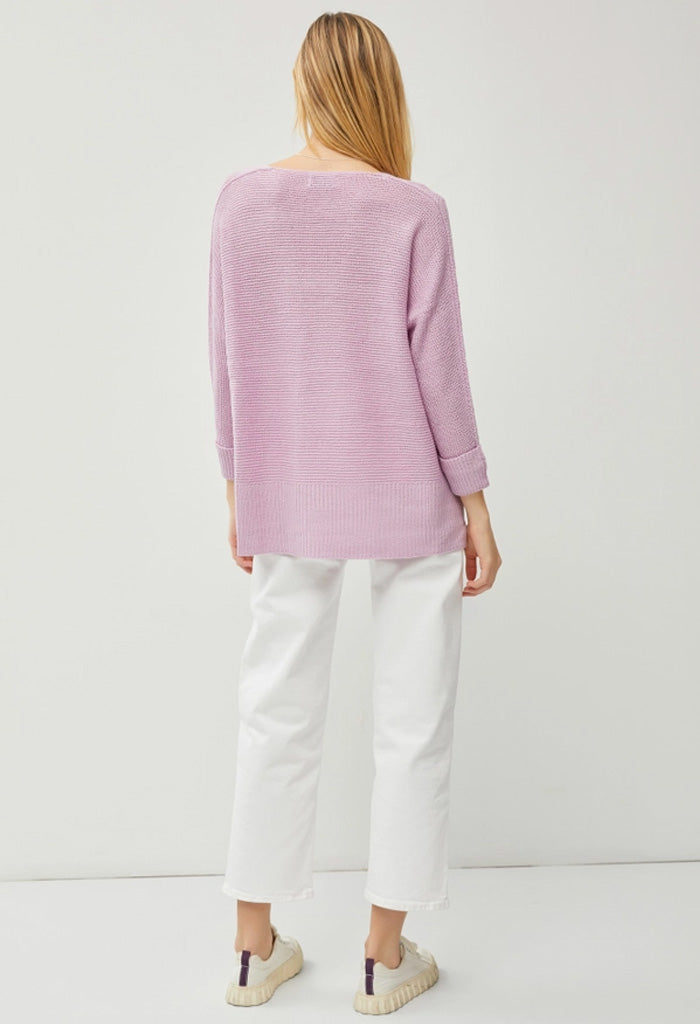 Yacht Club Sweater-Lilac