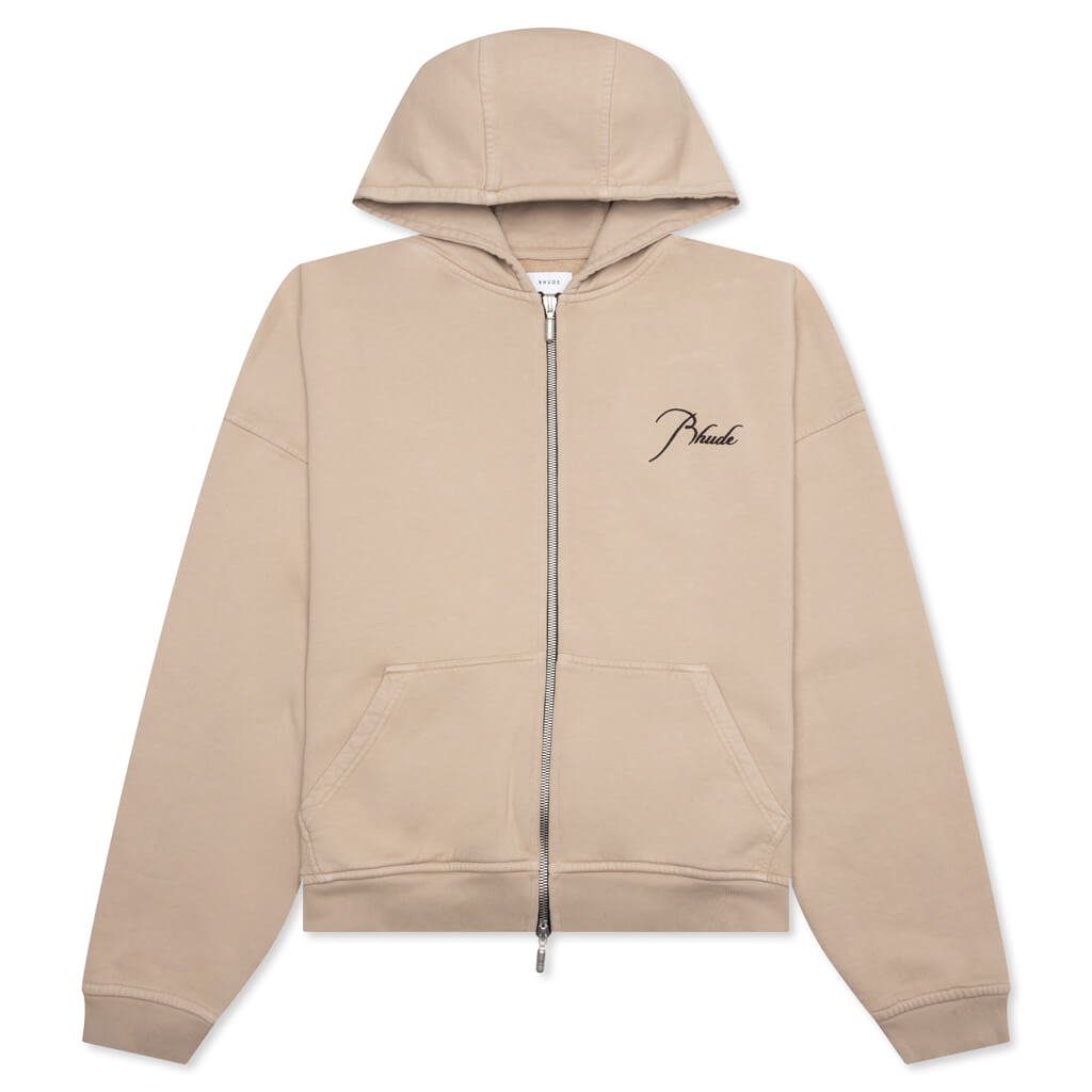 Zip Up Hoodie - Sand