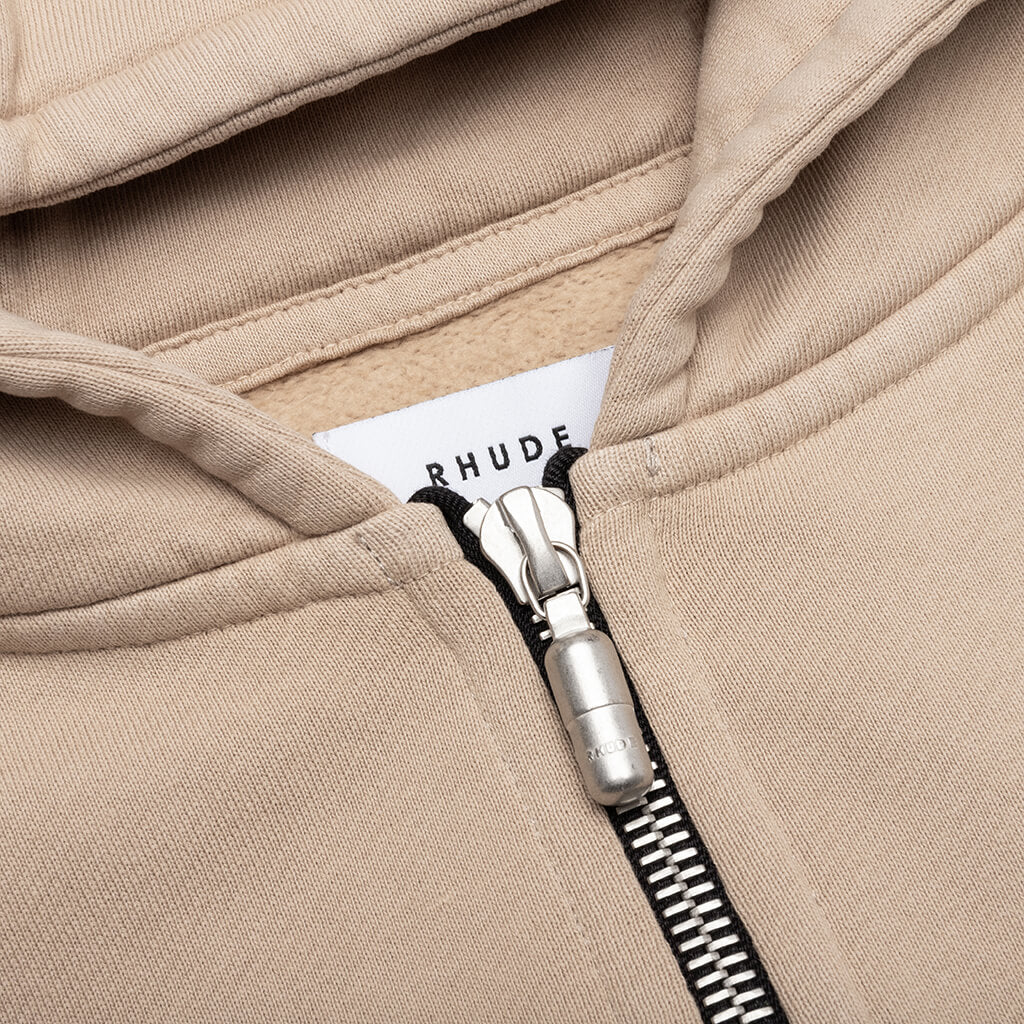 Zip Up Hoodie - Sand